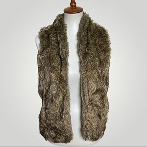 Sebby Faux Fur Vest with Pockets